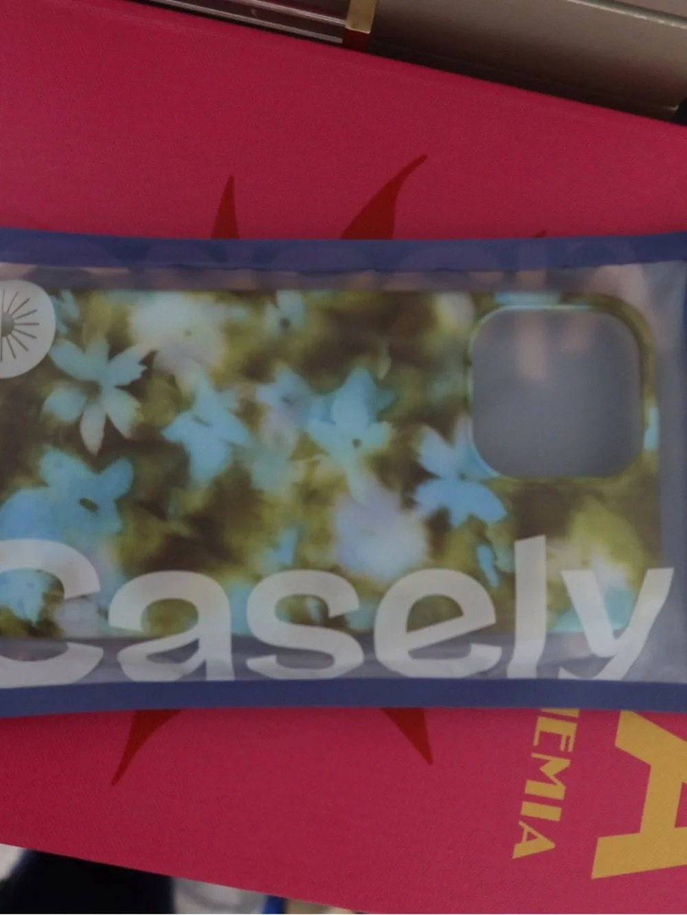 Apple Blue & Green Floral iPhone Case